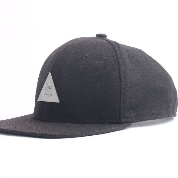 YEA NICE Black Snapback Streetwear Hat Baseball Cap - Picture 12 of 16